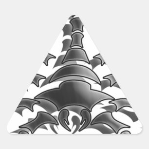 Adesivo Triangular Escorpião