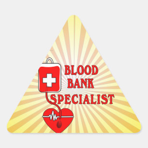 ADESIVO TRIANGULAR ESPECIALISTA DO BANCO DE SANGUE