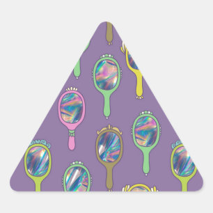 Adesivo Triangular espelho