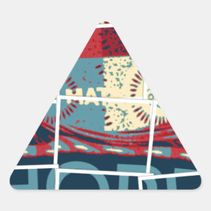 Adesivo Triangular Espero ser o milagre belo e inspirador