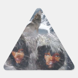 Adesivo Triangular Espírito Nativo no Alasca