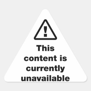 Adesivo Triangular ⚠ Este Conteúdo Não Está Disponível Atualmente