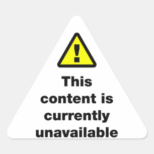 Adesivo Triangular ⚠ Este Conteúdo Não Está Disponível No Triângulo S