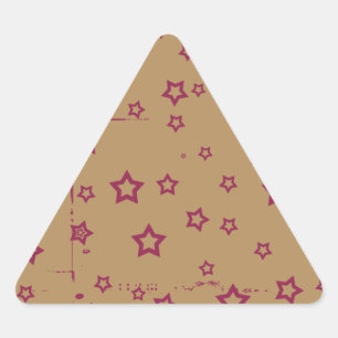 Adesivo Triangular estrelas