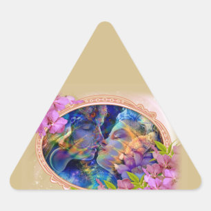 Adesivo Triangular Eu te amo