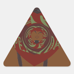 Adesivo Triangular Eu te amo! Nakupenda Sana