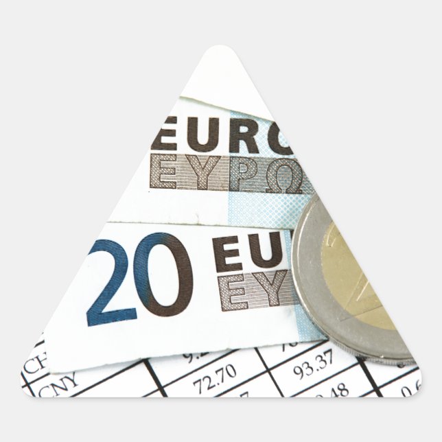Adesivo Triangular Euros (Frente)