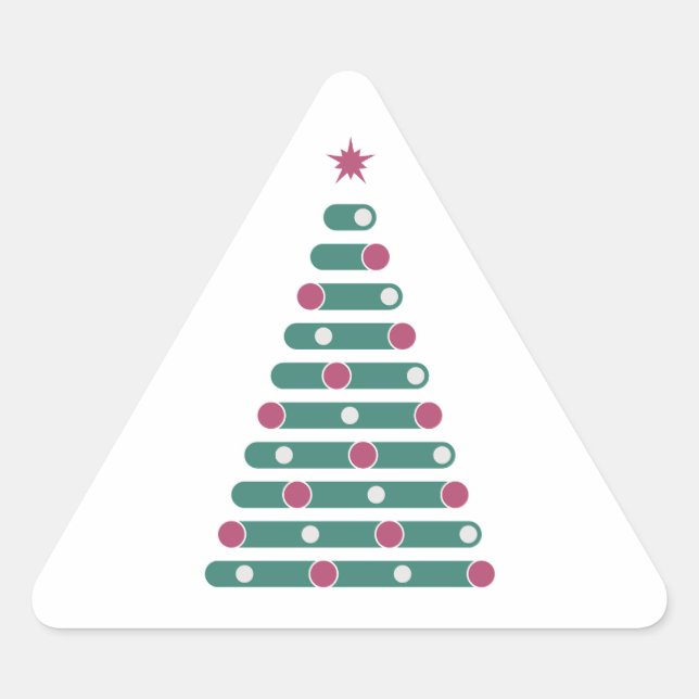 Adesivo Triangular Evergreen Rhythm (Frente)