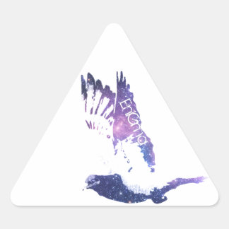 Adesivo Triangular Executar as ruas