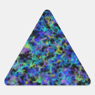 Adesivo Triangular Explosão da cor