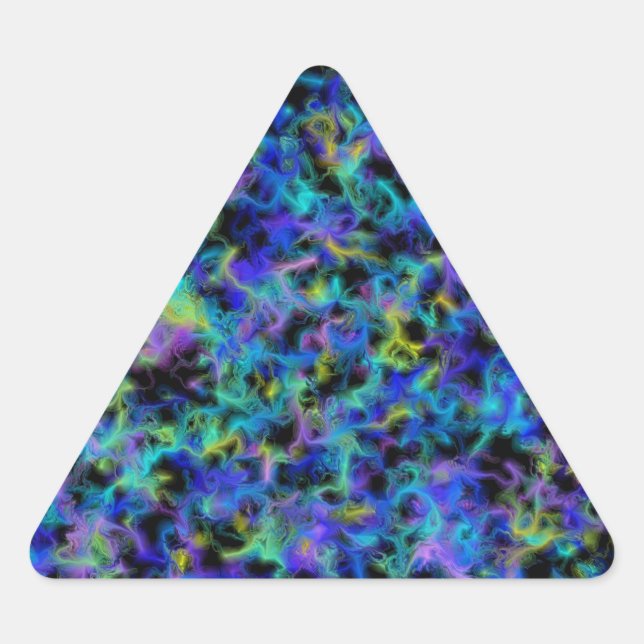 Adesivo Triangular Explosão de cor (Frente)