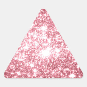 Adesivo Triangular Faísca Rosa