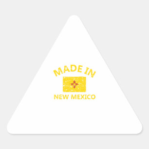 Adesivo Triangular Feito no design da bandeira dos Estados Unidos de