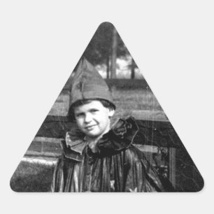 Adesivo Triangular Feliz Dia das Bruxas