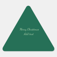 Feliz Natal verde plano solo holida