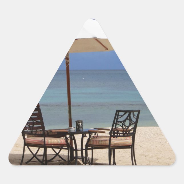 Adesivo Triangular Feliz Saída (Frente)