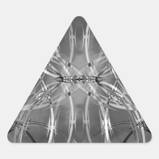 Adesivo Triangular Fio-razão contra nuvens escuras (Frente)