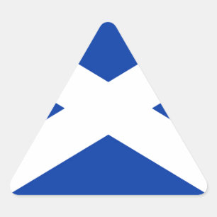 Adesivo Triangular Flag of Scotland Saltyre - High Quality Image