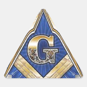 Adesivo Triangular Freemason