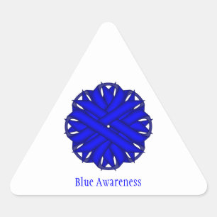 Adesivo Triangular Friso Azul por Kenneth Yoncich