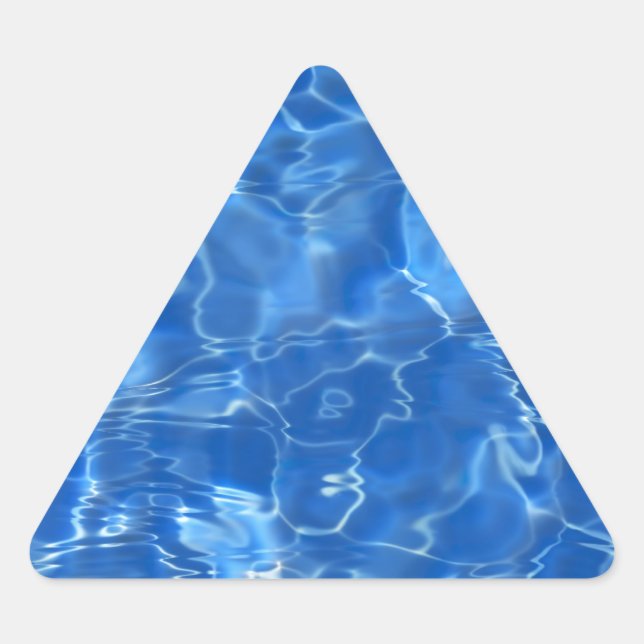 Adesivo Triangular fundo da água (Frente)