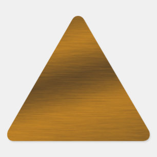 Adesivo Triangular Fundo de Bronze Bruto