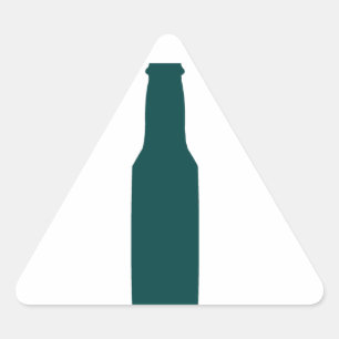 Adesivo Triangular Garrafa de cerveja