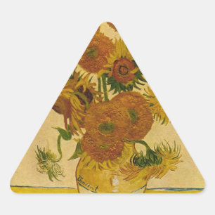 Adesivo Triangular Girassóis de Vincent van Gogh, 1878