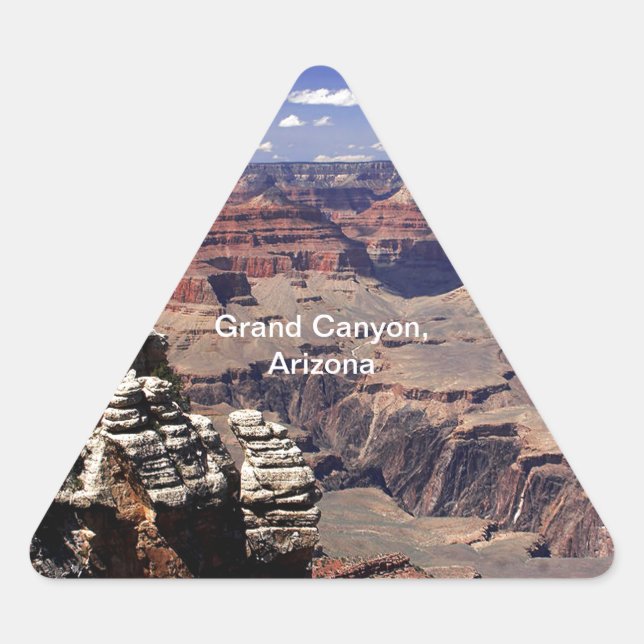 Adesivo Triangular Grand Canyon, Arizona (Frente)