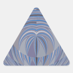 Adesivo Triangular Grande Design de Coração Invisível