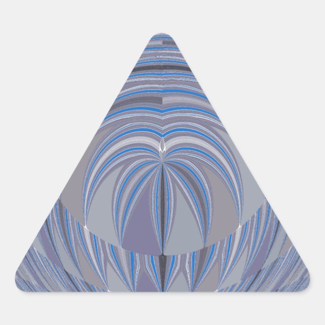 Adesivo Triangular Grande Design de Coração Invisível (Frente)