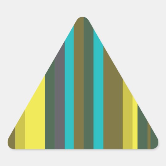 Adesivo Triangular Green_stripes