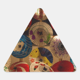 Adesivo Triangular Guarda-chuvas Japonês
