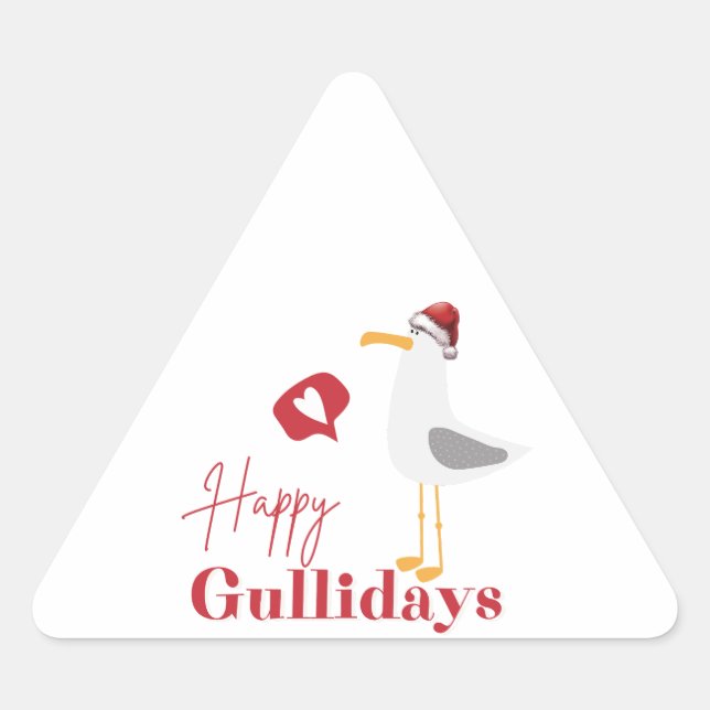 Adesivo Triangular Gullidays Sticker (Frente)