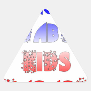 Adesivo Triangular Hakuna Matata Baby & Kids: Design de cor francesa