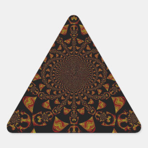 Adesivo Triangular Hakuna Matata Gift Black Jamaica Pop Art.