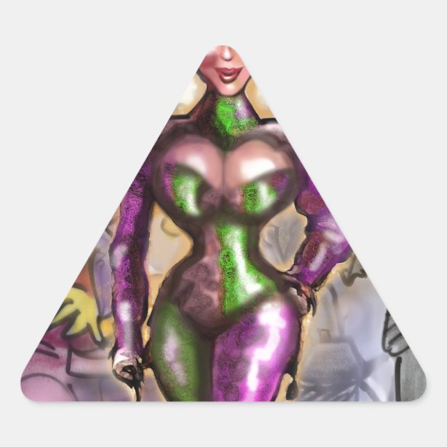 Adesivo Triangular Harlequin (Frente)