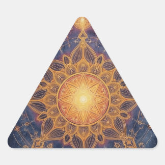 Adesivo Triangular Harmonia Celestial – Portal da Luz Sagrada