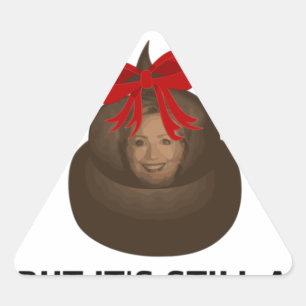 Adesivo Triangular Hillary Poop