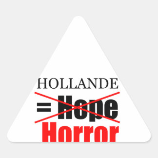 Adesivo Triangular Hollande Not Hope = Horror - T Sticker