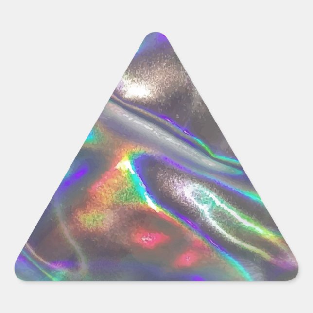 Adesivo Triangular holográfico (Frente)