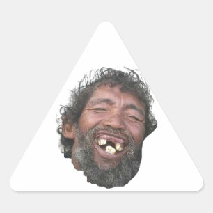 Adesivo Triangular Homem Toothy