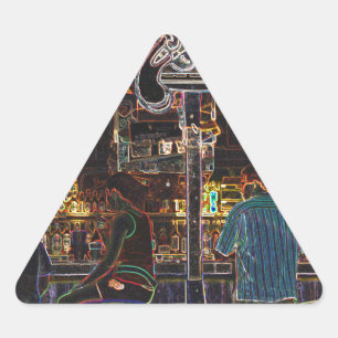 Adesivo Triangular Ilha Calico Jacks Grand Cayman