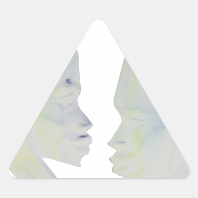 Adesivo Triangular Impressão africano Hakuna Matata Design (Frente)