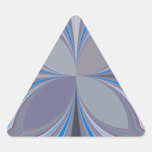Adesivo Triangular Impressão de Textura de Bolinhas de Cinza Azul