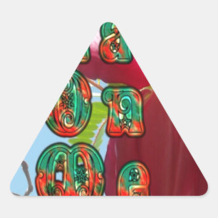 Adesivo Triangular Inspiron Lean On Me Floral Skyward Art Impressão