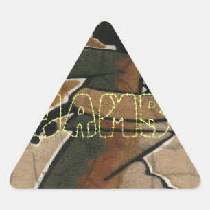 Adesivo Triangular Jambo Habari Hakuna Matata.