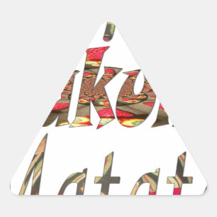 Adesivo Triangular Jambo Hakuna Matata! Impressão de Arte Digital