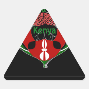 Adesivo Triangular Jambo Kenya