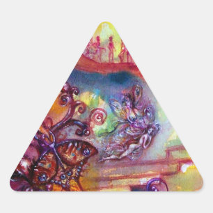 ADESIVO TRIANGULAR JARDIM DAS SOMBRAS PERDIDAS/ESCADAS MÍSTICAS